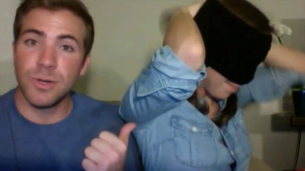 Magic Blindfold Challenge - Kate and Jase from Long Beach (CTM)