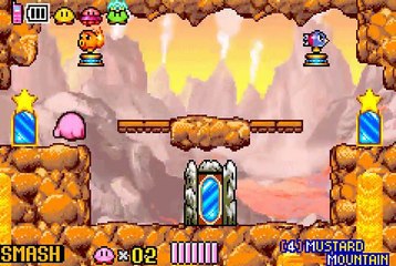 K.A.T.A.M (Kirby And The Amazing Mirror) (Mustard Mountain) Walktrough BOSS #3