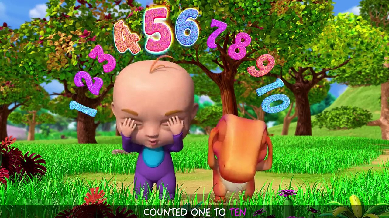 Peek a Boo Song _ Baby Songs & Dinosaur Rhymes for Kids