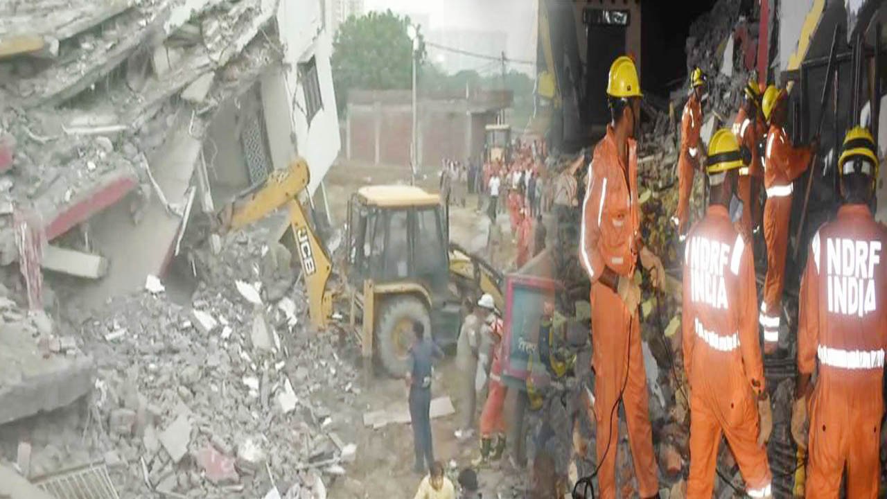 Greater Noida में Six Storey Building Collapse...