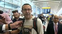 John Volanthen was one of two British divers who found the Thai boys in Tham Luang cave. He’s arrived back in the UK and says: “We’re not heroes.”(Video: BB