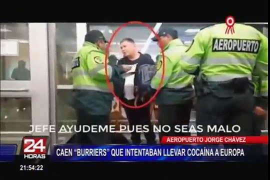 Capturan a ‘burriers’ en aeropuerto Jorge Chávez
