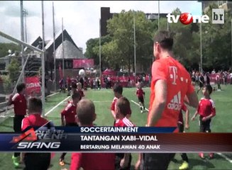 Aksi Mengagumkan Xabi Alonso dan Arturo Vidal di Lapangan