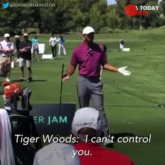 Sneak peek into Tiger Woods' British Open pep talk
