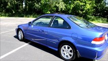 2000 Honda Civic Si Driving and Walkaround