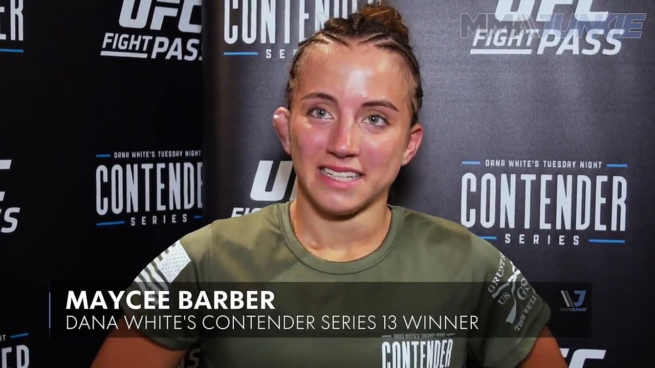 DWCS13: Maycee Barber post-fight interview