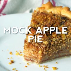 Depression-Era Mock Apple Pie Written recipe: