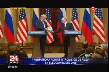 EEUU: Trump admite que sí hubo intromisión rusa en elecciones 2016