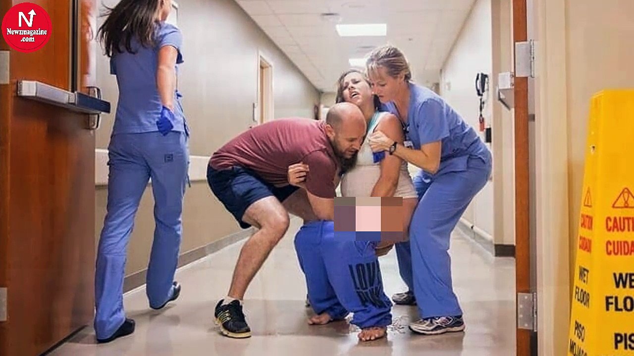 Man Delivers His Wife’s Baby On Hospital Floor And The Photos Are Breathtaking