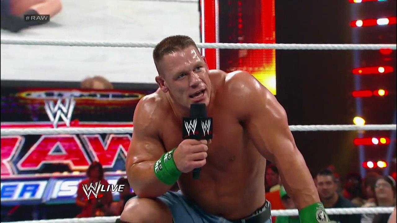 John Cena vs. Michael Cole- Raw, June 4, 2012