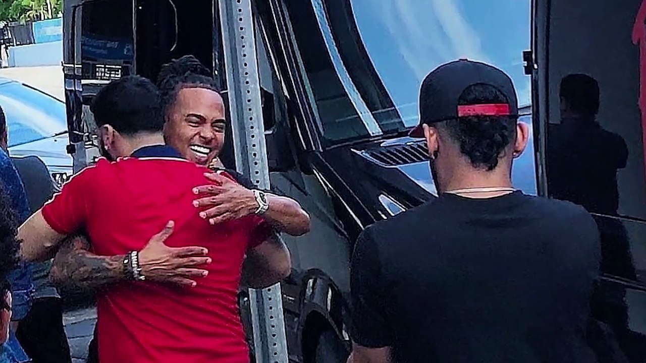ANUEL SALE DE LA CARCEL!! Definitivamente, con Ozuna graba primer videoclip (7 de julio 2018)