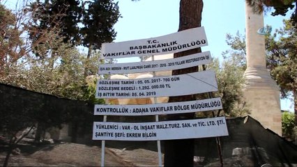 Laal Paşa Camii'nde restorasyon durdu