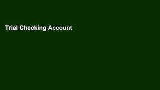 Trial Checking Account Ledger: 6 Column Payment Record Record and Tracker Log Book, Checking