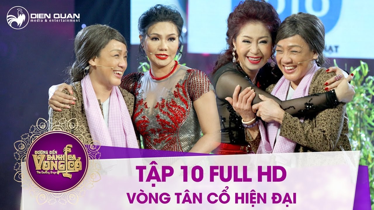 Đường đến danh ca vọng cổ - tập 10 full hd- NSƯT Phương Hồng Thủy xúc động khi trợ diễn cho thí sinh