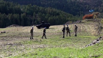 Şenkaya’da teröristlere ait sığınak tespit edildi