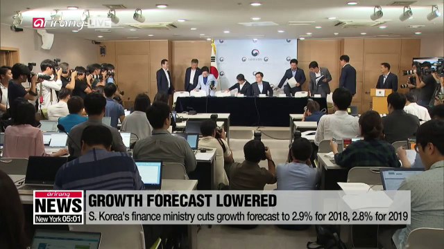 Gov't lowers growth forecast to 2.9%, unveils economic policy plans
