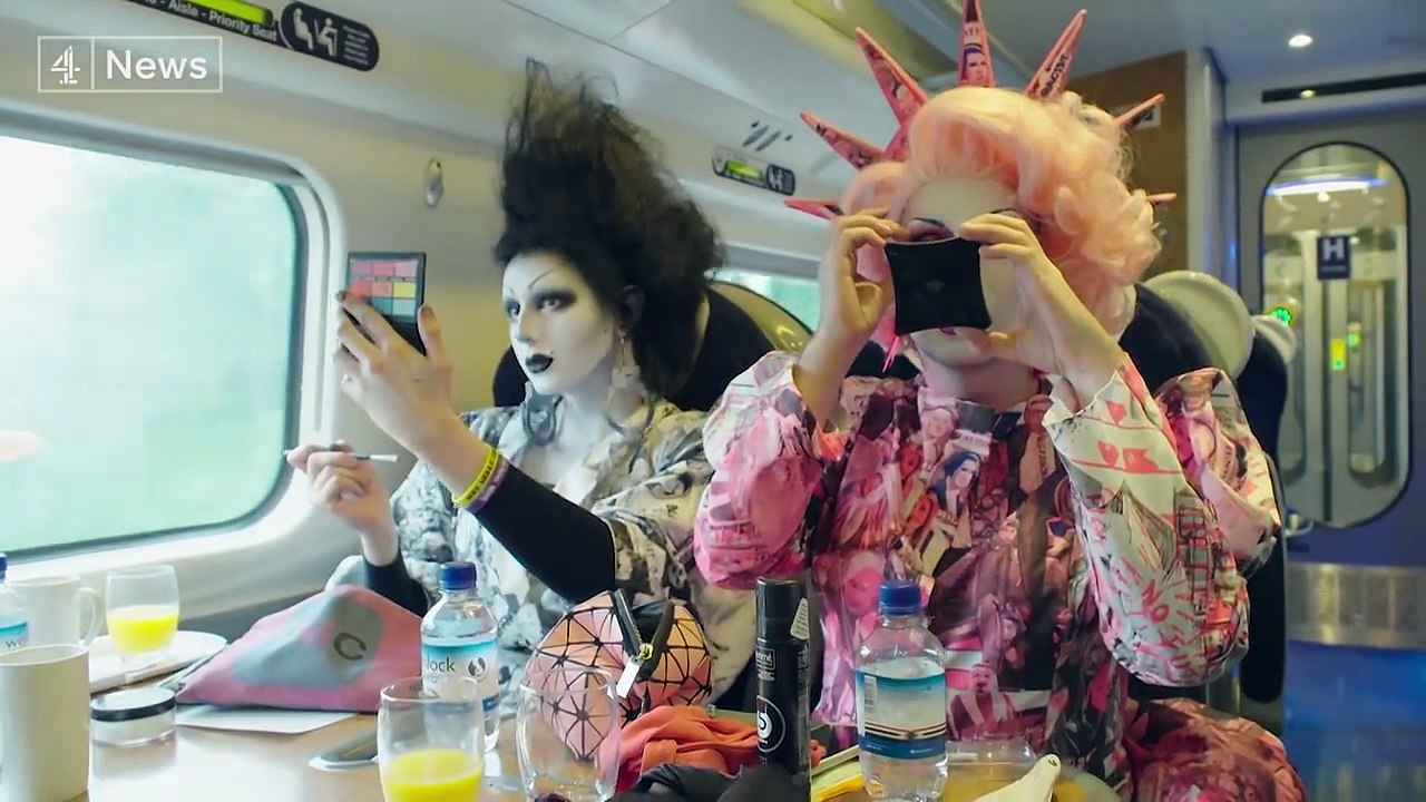 Drag Queens protest Donald Trump’s UK visit