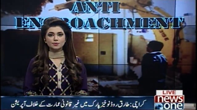 Karachi: Operation against illegal encroachment in Tariq Road
