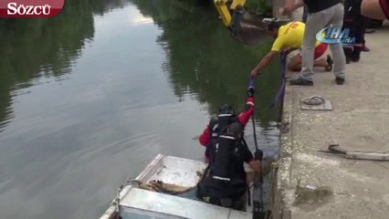 Kayıp şahsın cesedi varil içinde ırmakta bulundu