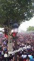 Paris  il saute dans la foule depuis un arbre