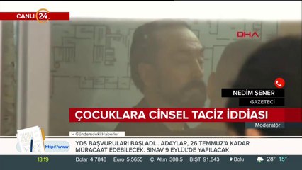 Çocuklara cinsel taciz iddiası