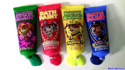 Paw Patrol Bathtub Paint Learn Colors with Pocoyo & Lightning McQueen Color Changers Cars