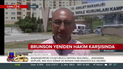 Papaz Brunson davası İzmir'de devam ediyor