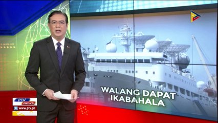 PPA: Dumaong na chinese vessel sa Davao, ‘di dapat ikabahala