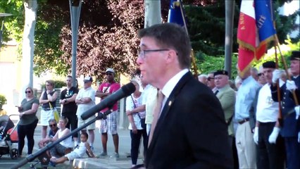 Remerciements  du Maire Etienne Wolf au 14 Juillet 2018