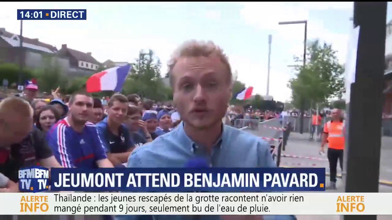 À Jeumont, l'ambiance monte en attendant Benjamin Pavard