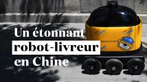 Ce mini-robot connecté livre des colis à Pékin