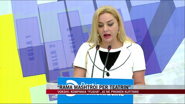 Vokshi: Rama mashtroi për teatrin - News, Lajme - Vizion Plus