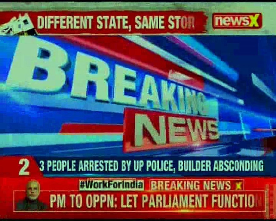 Noida building collapse 3 people have been arrested by police