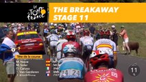 Les échappés vers le sommet de Bisanne / The breakaway - Étape 11 / Stage 11 - Tour de France 2018