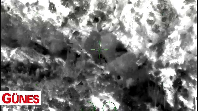 TSK terör örgütü PKK'nın mühimmat deposunu yerle bir etti