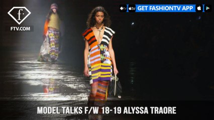 Alyssa Traore Model Talks Fall/Winter 2018-19 | FashionTV | FTV