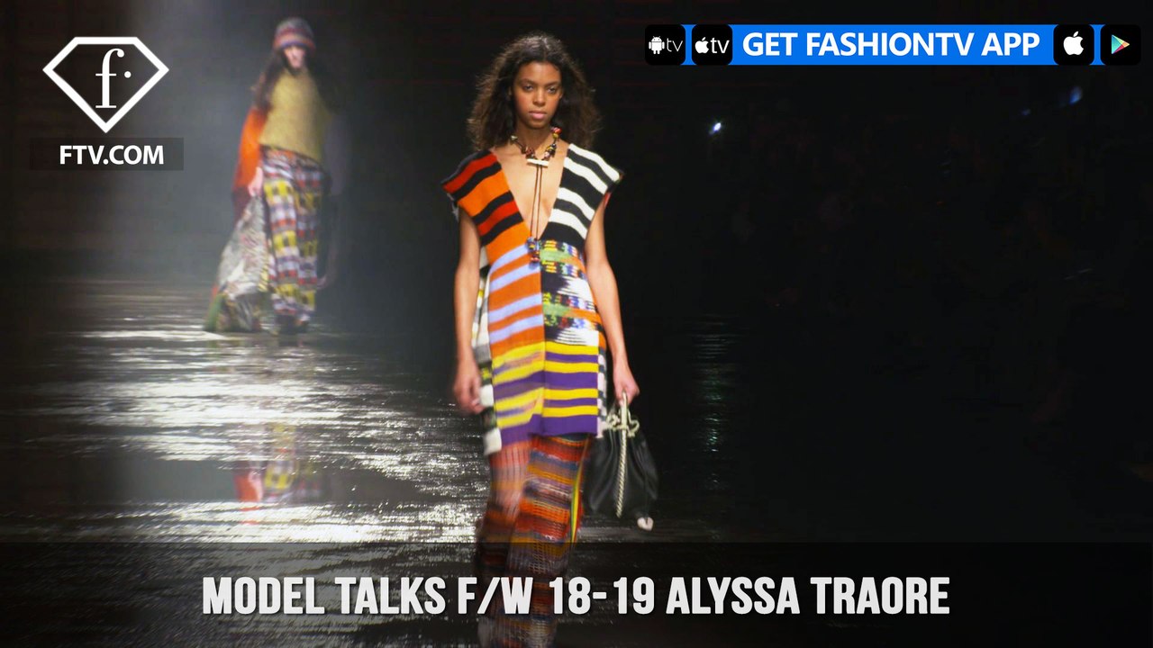 Alyssa Traore Model Talks Fall/Winter 2018-19 | FashionTV | FTV
