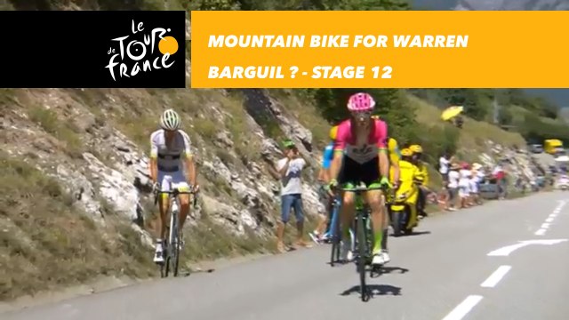 Warren Barguil en VTT ? / Mountain bike forWarren Barguil ? - Étape 12 / Stage 12 - Tour de France 2018