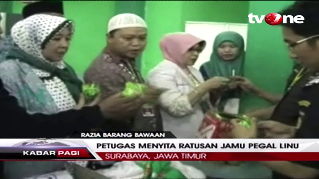 Calon Haji Selundupkan Ratusan Kemasan Jamu Pegal Linu