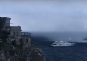 Waterspout Spotted Close to Coastline in Amalfi, Italy