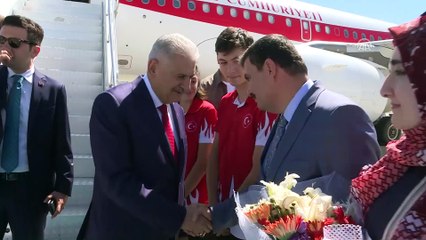 TBMM Başkanı Yıldırım, memleketi Erzincan'a geldi