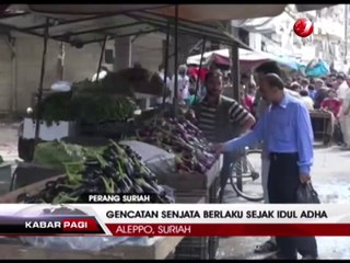 Ketenangan Warga Suriah Usai Gencatan Senjata