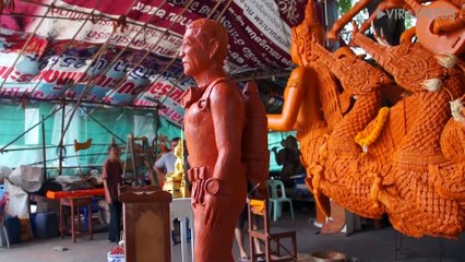 Waxwork Tribute To Thai Cave Rescue Hero