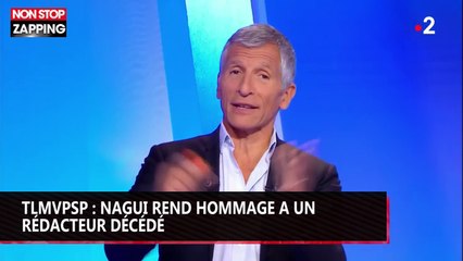 TLMVPSP : Nagui rend hommage à un rédacteur décédé (vidéo)