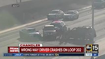 Wrong-way crash reported on Loop 202 Santan