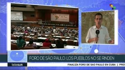 Cuba: con declaración de unidad en la región culmina Foro de Sao Paulo