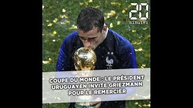 Coupe du monde 2018: Le président uruguayen invite Griezmann pour le remercier