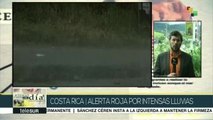 Costa Rica: alerta roja en cuatro municipios por intensas lluvias