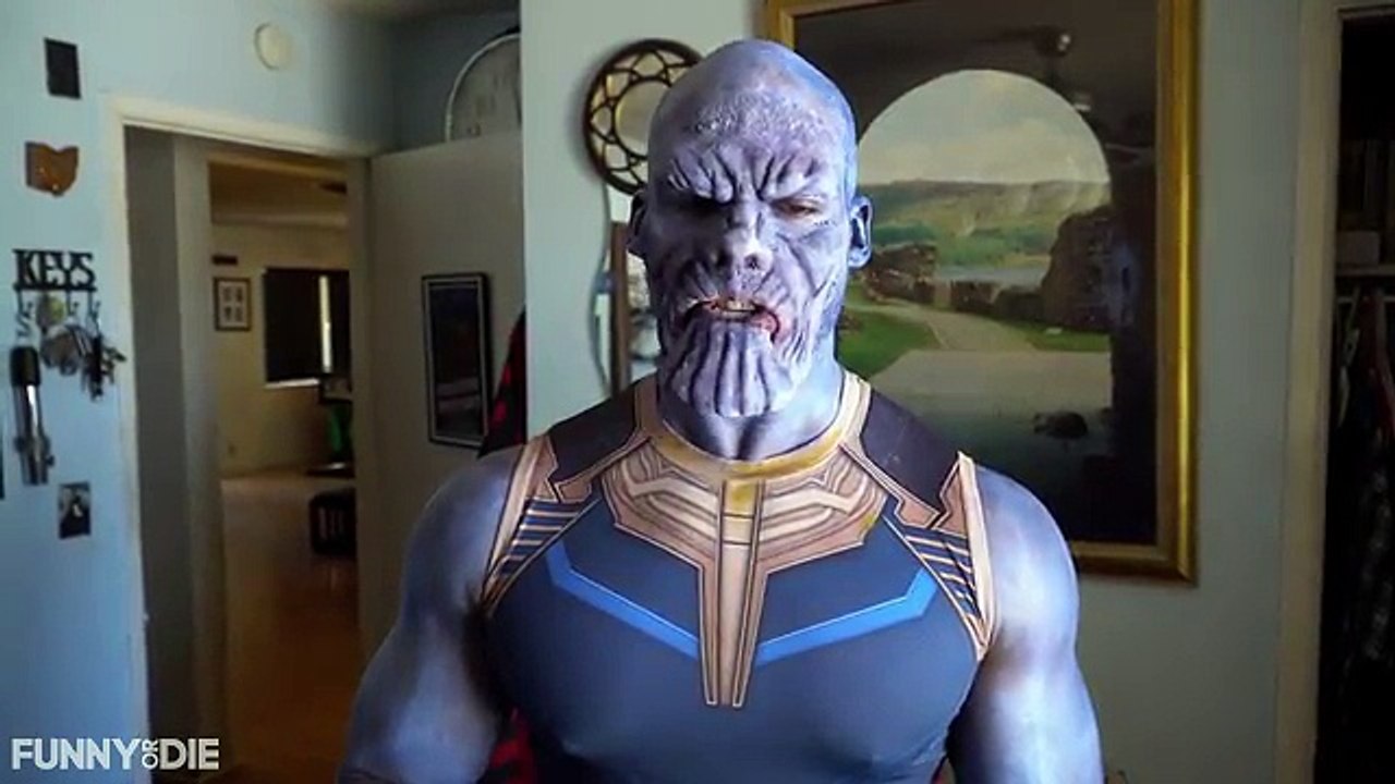 Thanos smokes weed