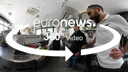 مطعم للاجئين سوريين في لشبونة لتقديم المأكولات والتبادل الثقافي... تعرفوا عليه 360 درجة